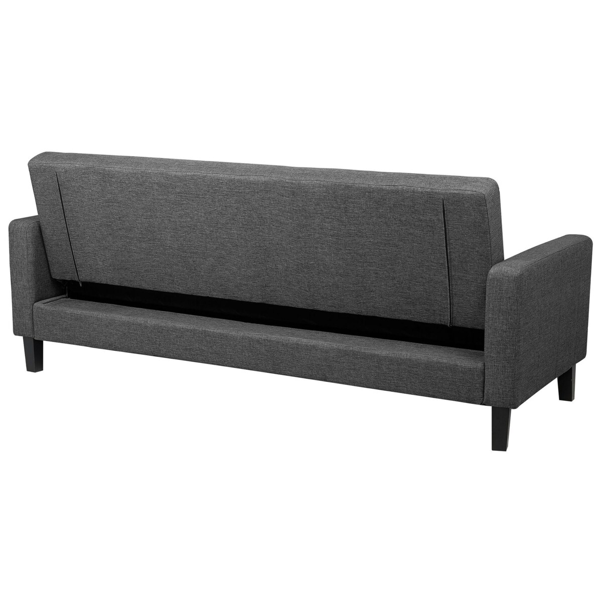 Sofa rozkładana ciemnoszara VEHKOO