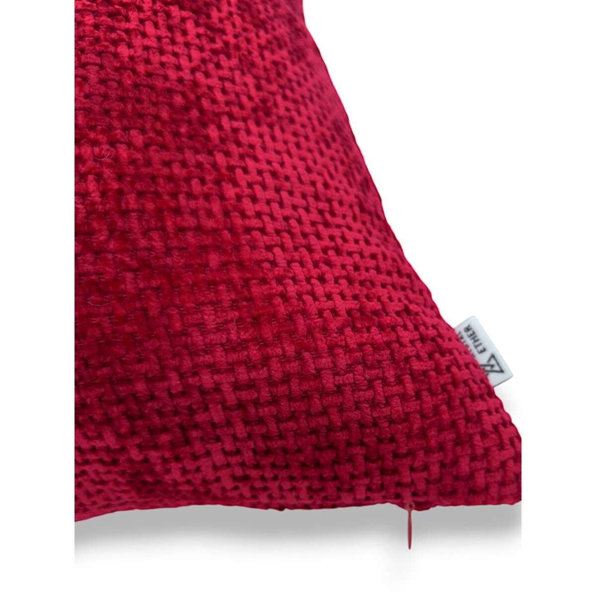 Czerwona poduszka dekoracyjna 45x45 Clara wiśniowa