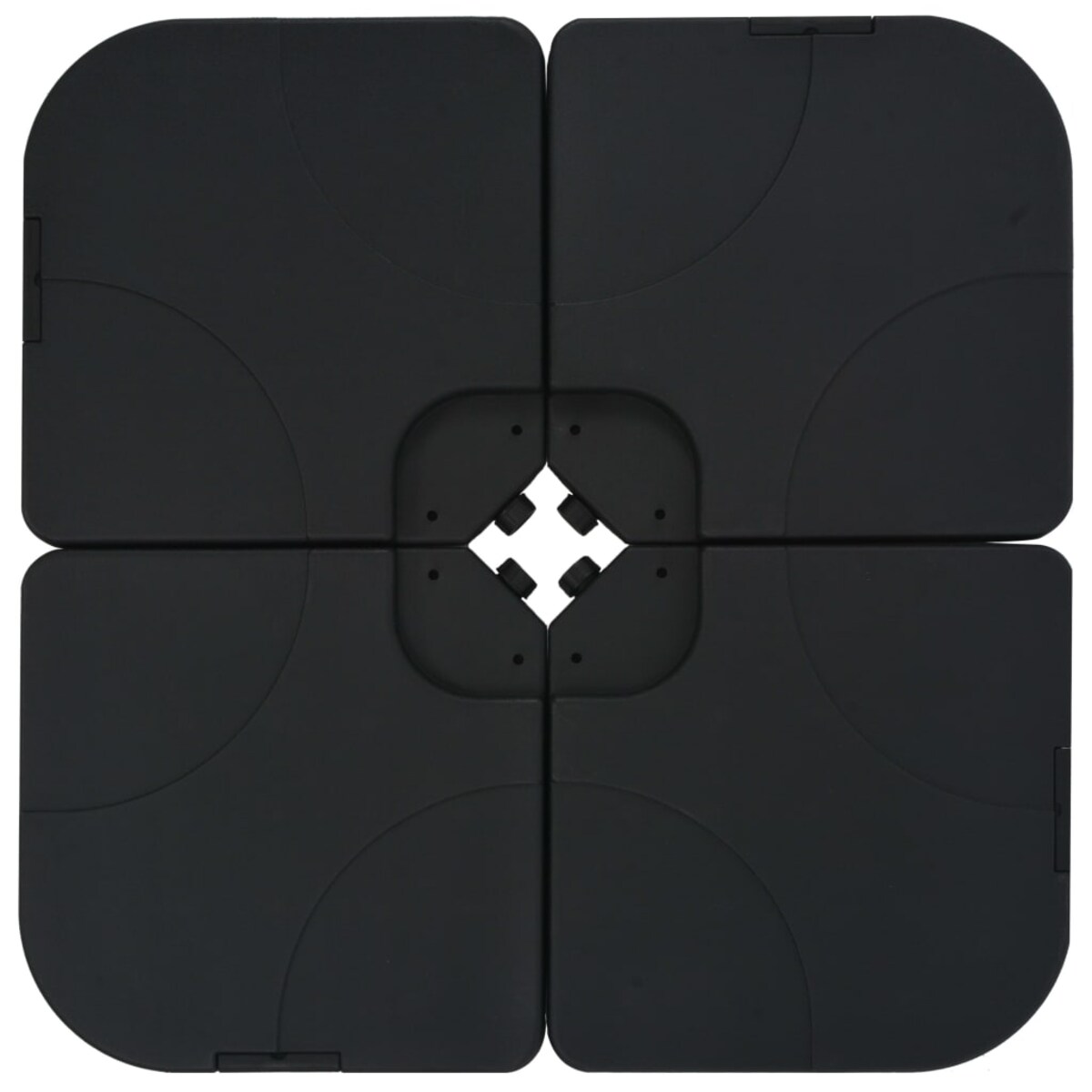 vidaXL Parasol ogrodowy z przenośną podstawą, taupe