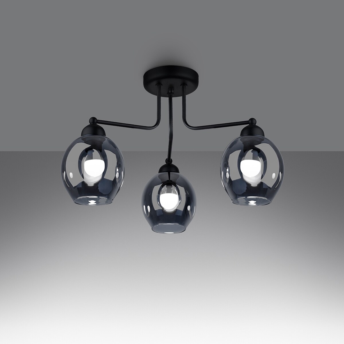 Żyrandol FILLAN 3 czarny