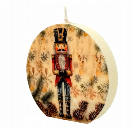 Dziadek do Orzechów Prezent Święta Dekoracja Świąteczna Świeca Sojowa EKO