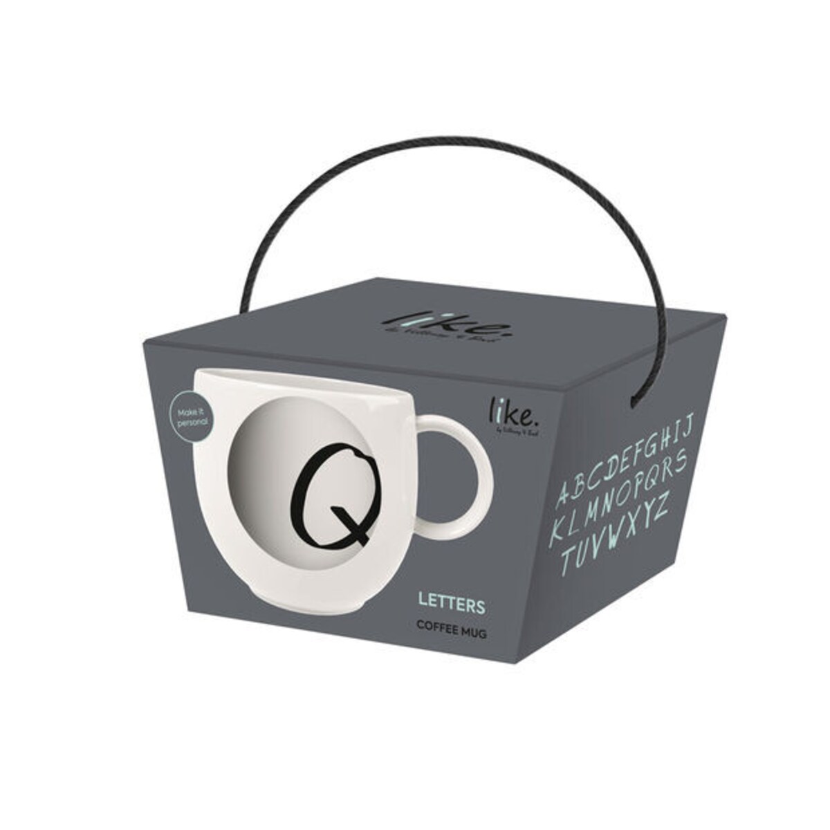 Kubek z literą Q Letters, 300 ml, Villeroy & Boch