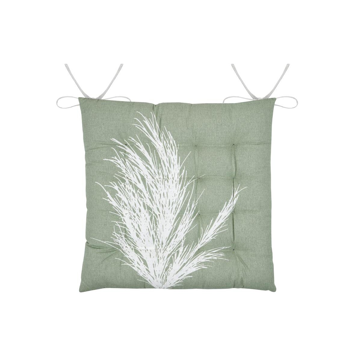 Poduszka na krzesło wiązana CORALIA, 100% bawełny, 38 x 38 cm