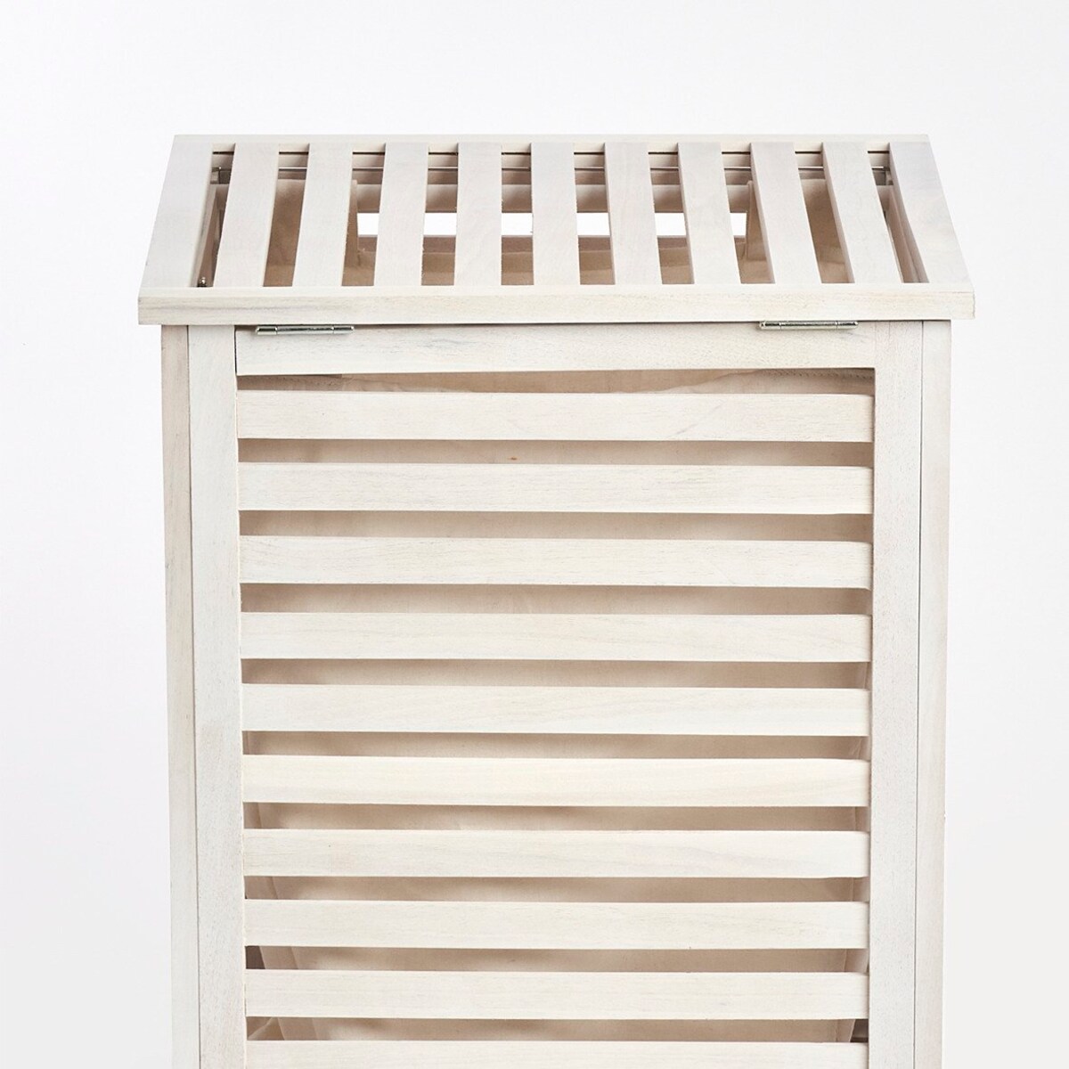 Kosz na pranie drewniany, skrzynia, ZELLER