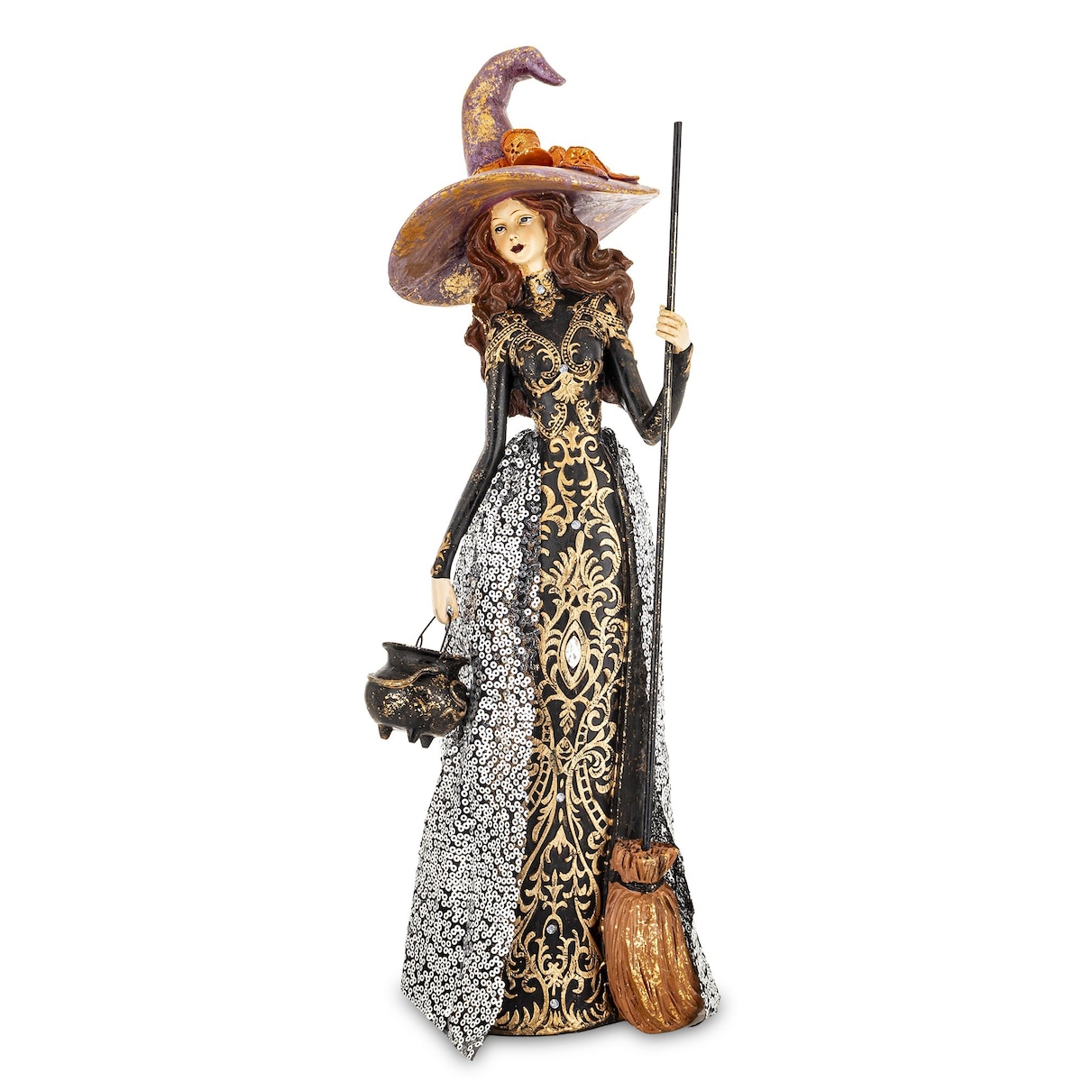Figurka na Halloween - wiedźma 47x17x13 cm STREGA