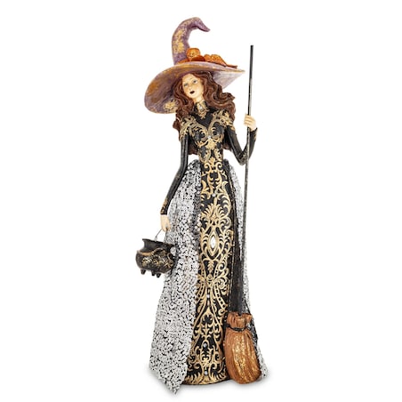 Figurka na Halloween - wiedźma 47x17x13 cm STREGA