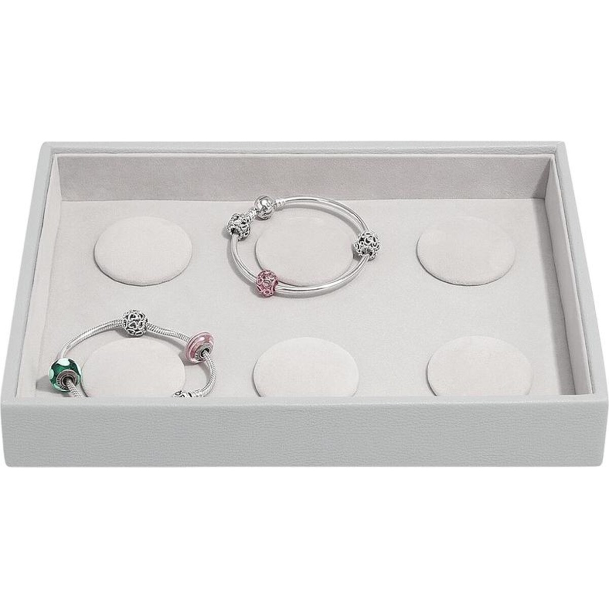 Szkatułka na bransoletki charms Stackers classic kamienna szarość