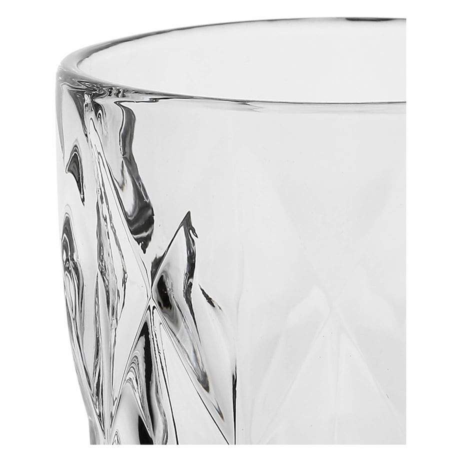 Zestaw 6 szklanek Diamond - Przezroczysty, 270 ml