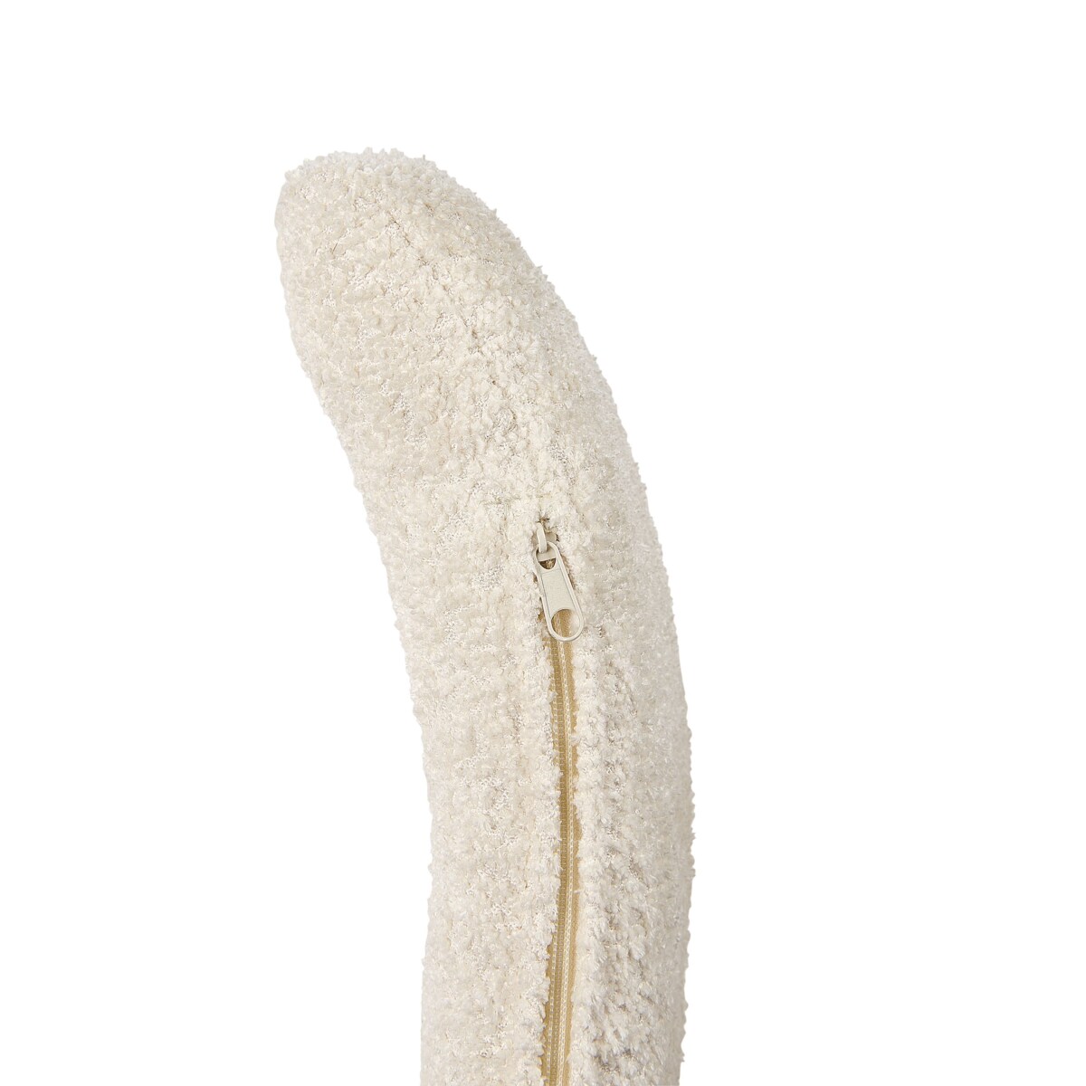 Fotel obrotowy LIEKSA Boucle Złamana biel