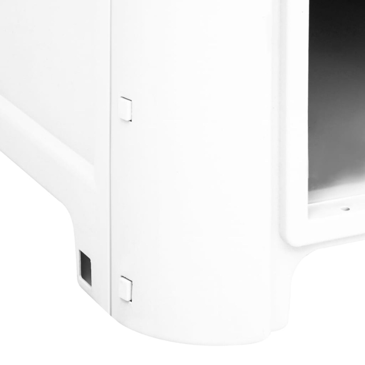 vidaXL Buda dla psa szara 59x75x66 cm Polipropylen