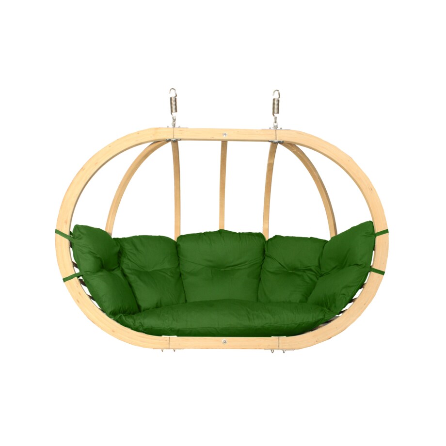 KONSIMO CALLISTO Fotel dwuosobowy Cocoon zielony