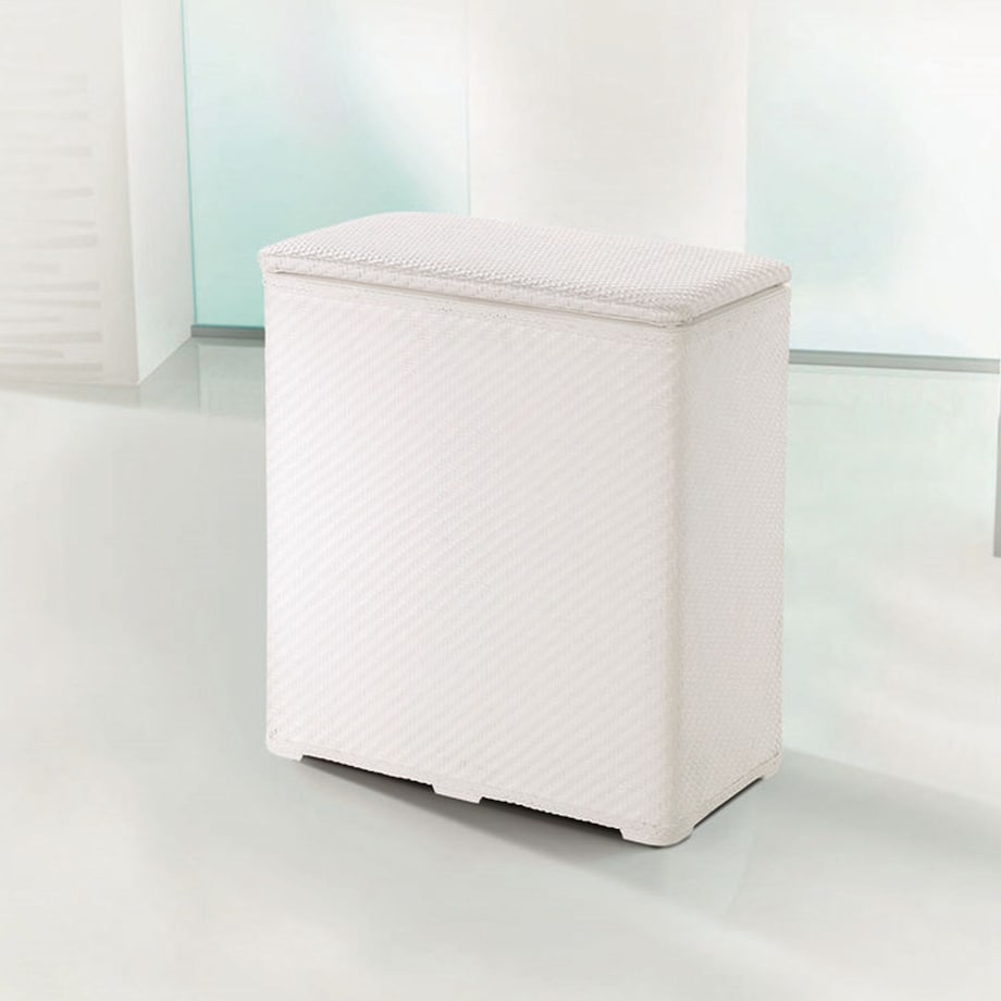 Kleine Wolke Wascheboy Kosz na pranie biały 48x27x55cm