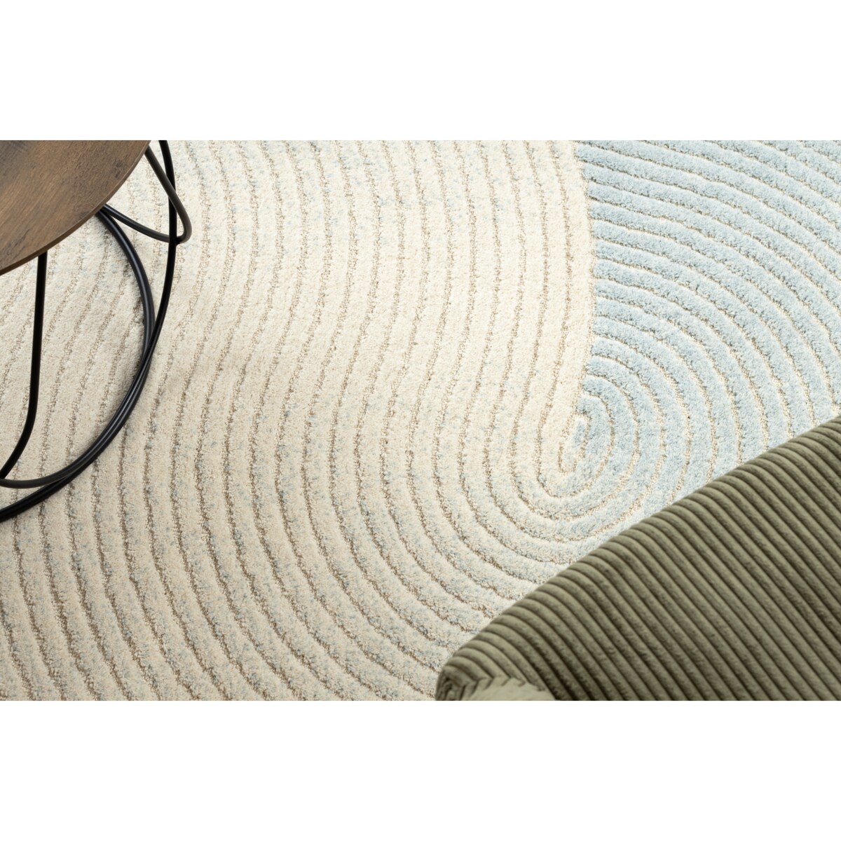 Dywan FLUX owal 461.67.AE502 wełniany OSTA - 160x230 cm