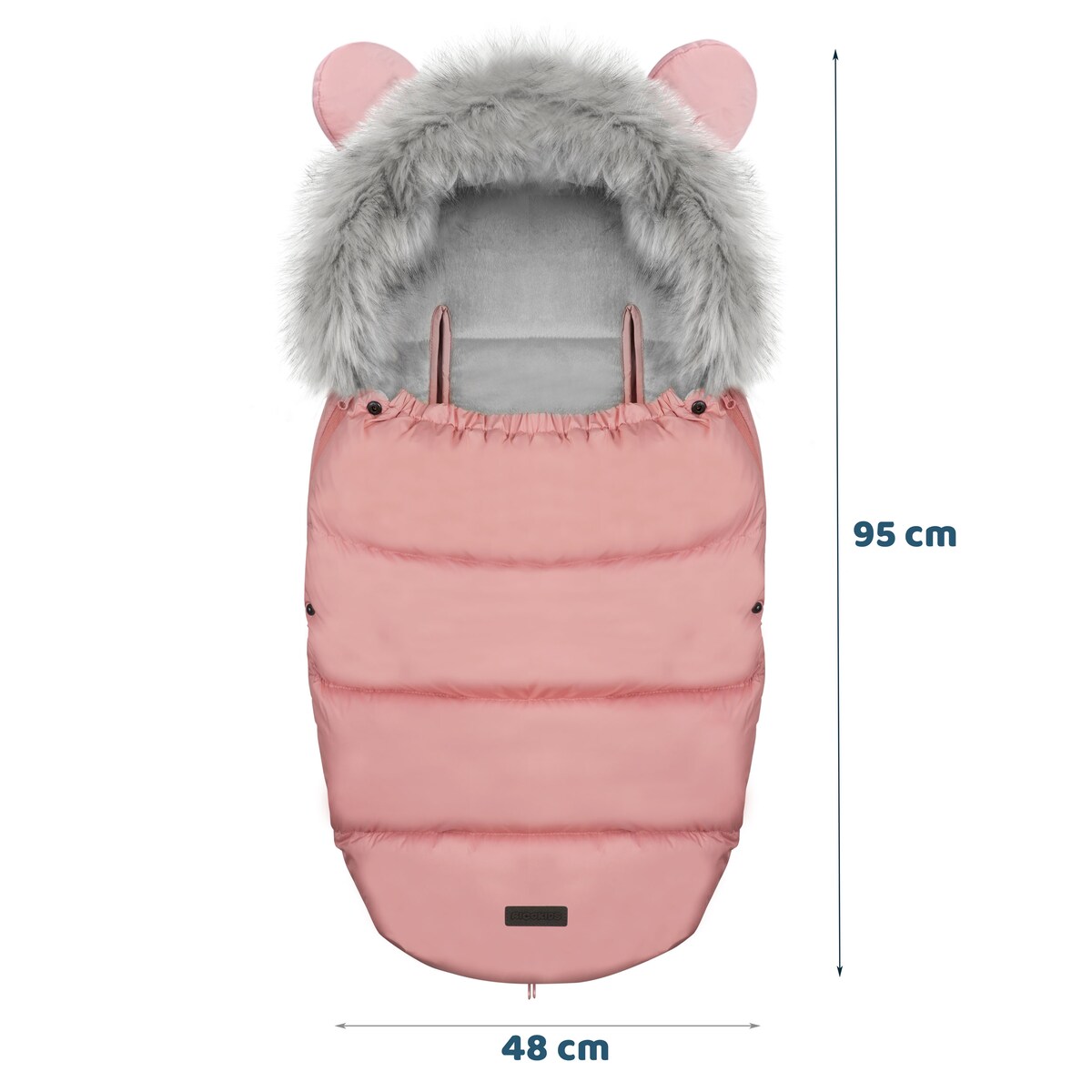 Śpiworek zimowy do wózka gondoli na sanki gruby Ricokids