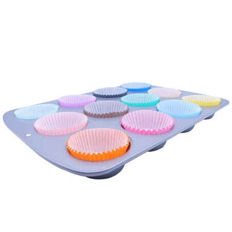 PME Papilotki do pieczenia babeczek (60 sztuk) różowy