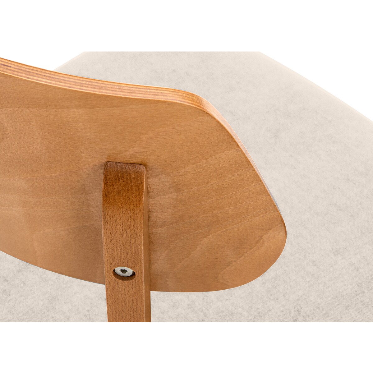 KONSIMO VINIS nowoczesne krzesła drewniane 2 sztuki w kolorze ecru