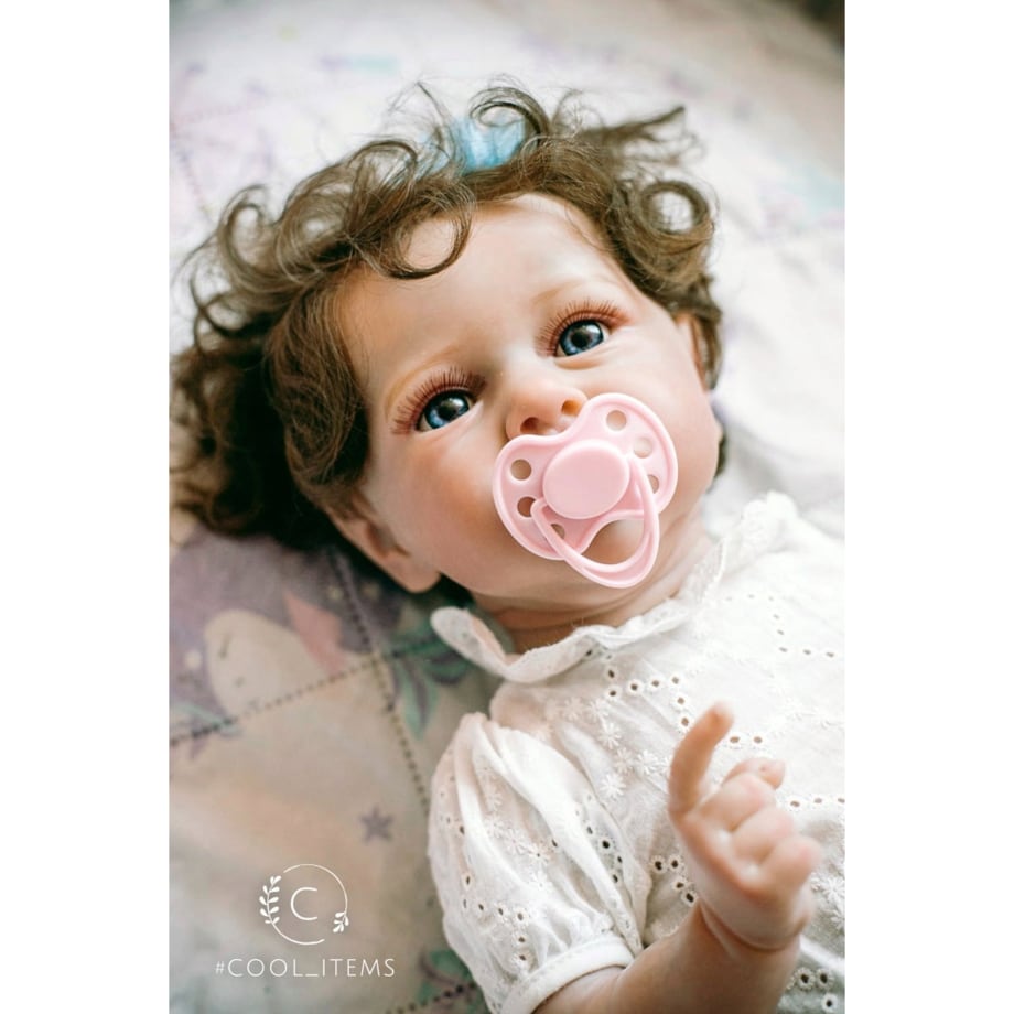 Lalka Reborn Baby Doll JAK ŻYWE dziecko bobas Wysoka jakość duża z włosami