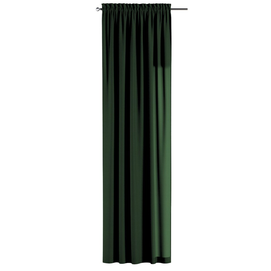 Zasłona na kanale z grzywką 1 szt. 130x245 zielony