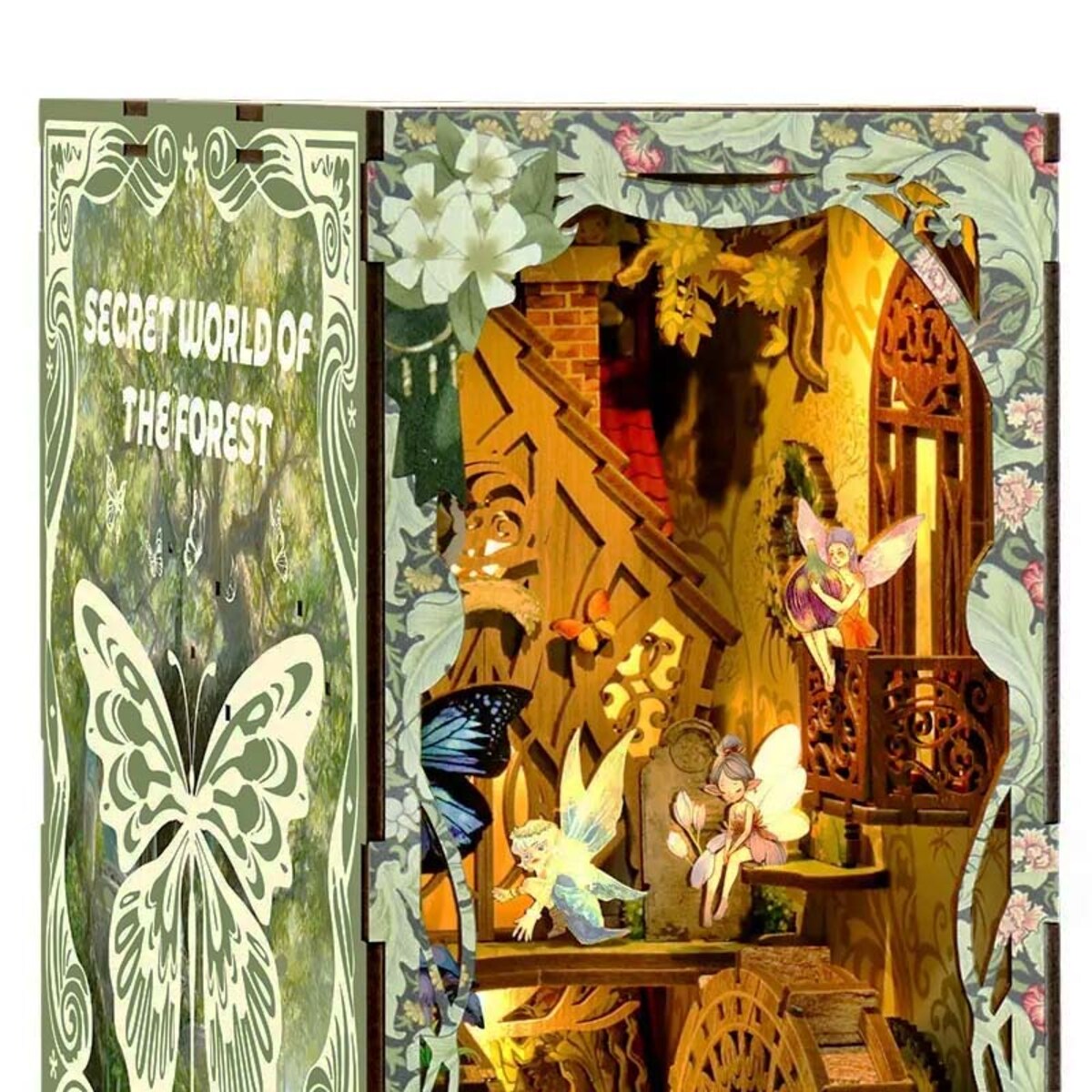 Miniaturowy domek Book Nook - Sekrety lasu