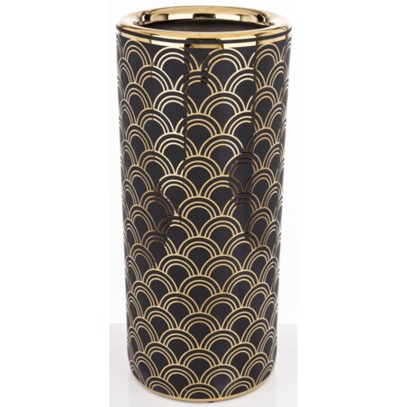 Parasolnik porcelanowy 46x20 cm CHADUR czarny