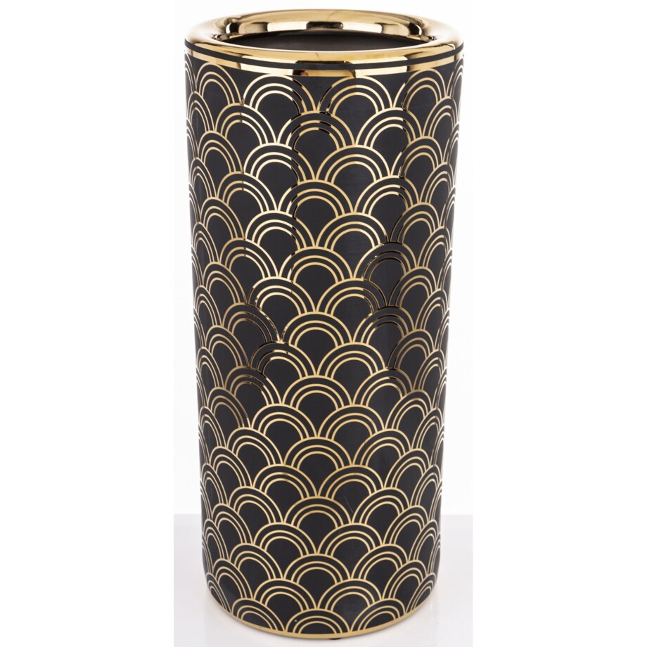 Parasolnik porcelanowy 46x20 cm CHADUR czarny