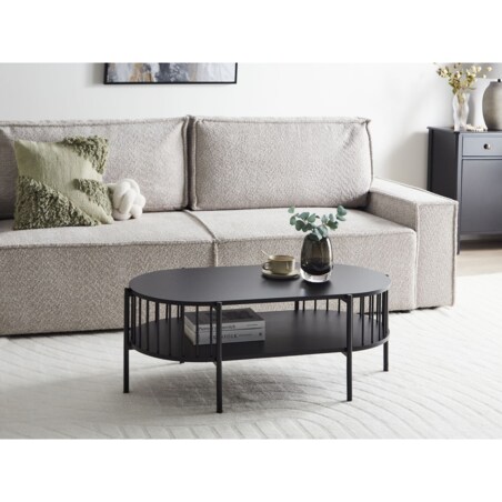 Stolik kawowy MDF Czarny OREANA