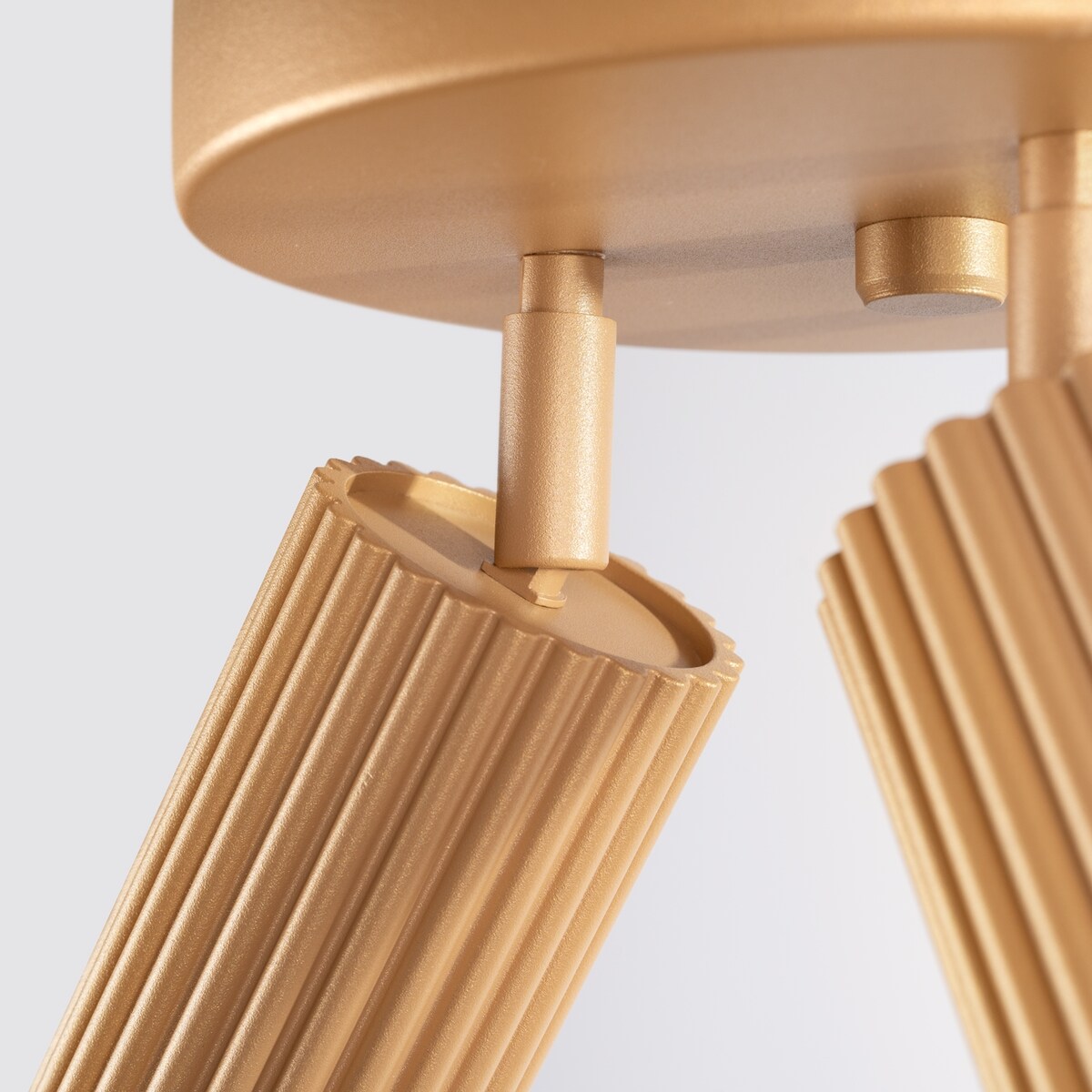 Plafon KARBON 3P złoty