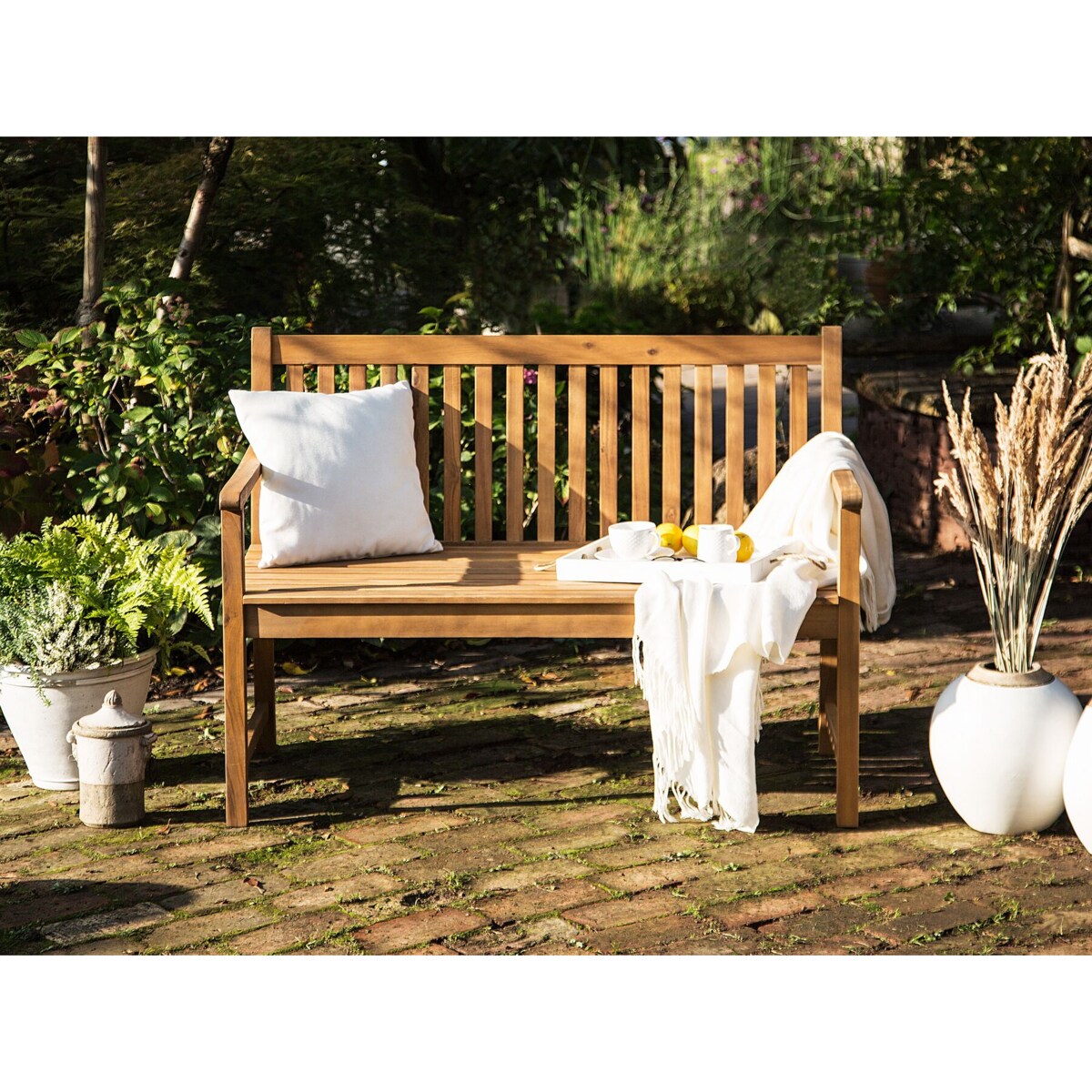 Ławka ogrodowa z certyfikowanego drewna 120 cm VIVARA