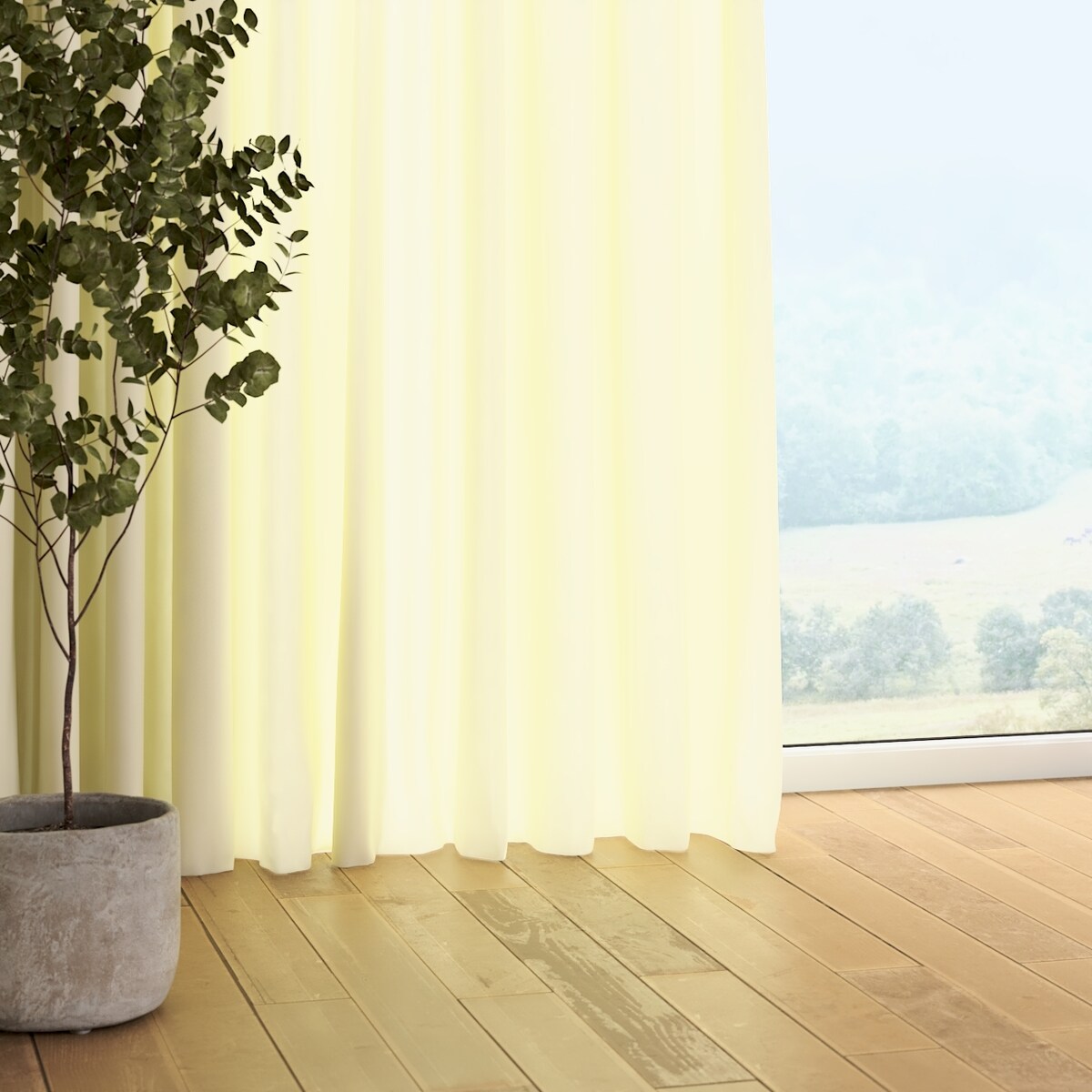 Zasłona na taśmie marszczącej 1 szt. 130x260 prześwitujący ecru