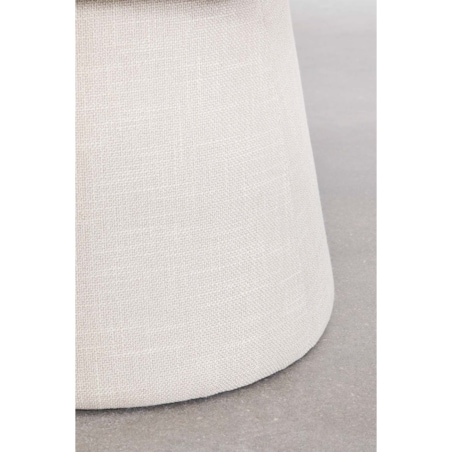 Krzesło do jadalni tapicerowane Erica z podłokietnikami kremowe