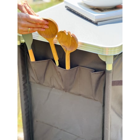 KUCHNIA TURYSTYCZNA SZAFKA stół składany ogrodowy torba KEMPINGOWY stolik