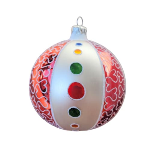 Bombka szklana 4 szt. PALLE Ø 100 mm