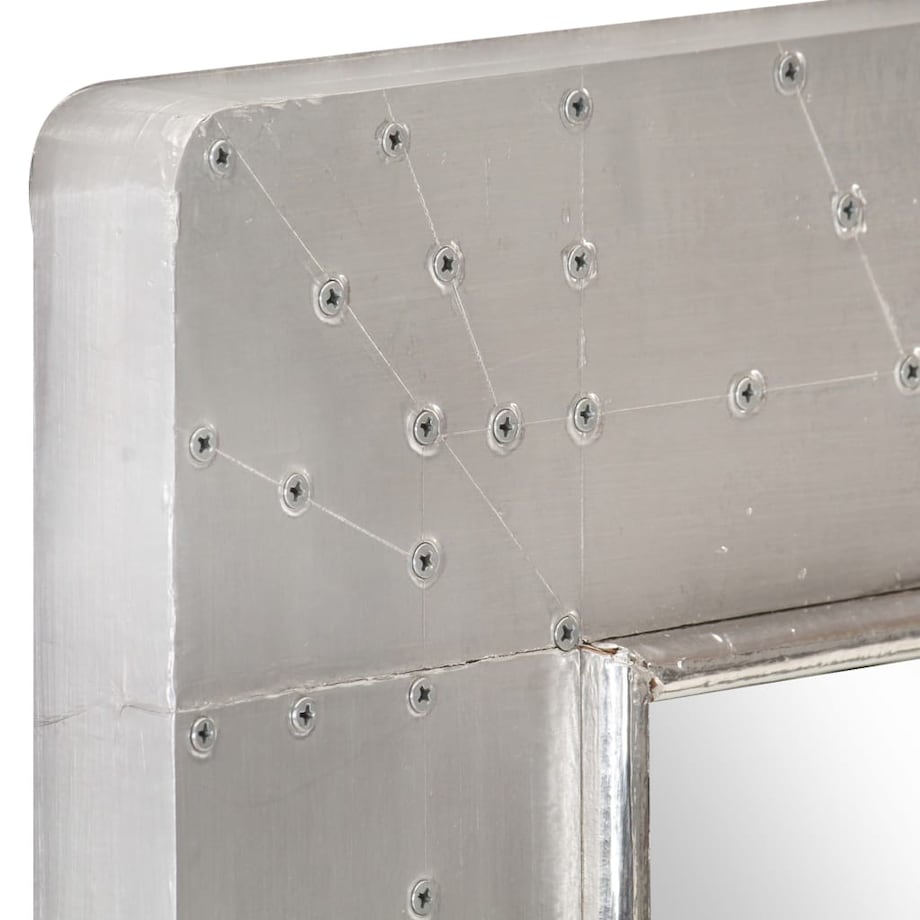 vidaXL Lustro ścienne w stylu Aviator, 50x50 cm, metalowe