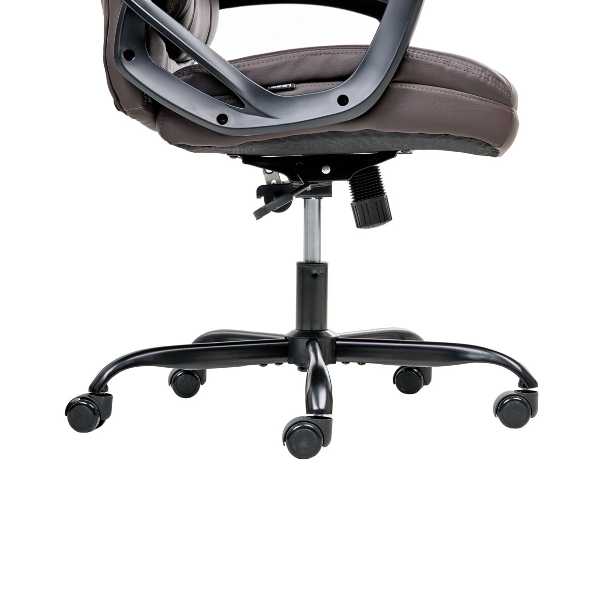 Fotel biurowy PROUD Ekoskóra Ciemnobrązowy