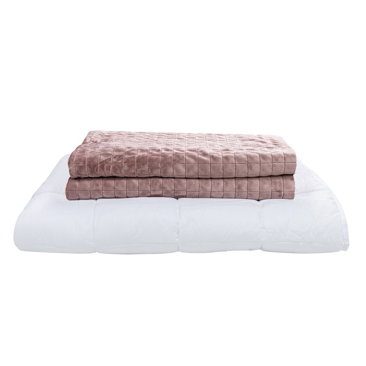 Kołdra obciążeniowa Relax 4kg135x200cm rose pink, 135 x 200 cm