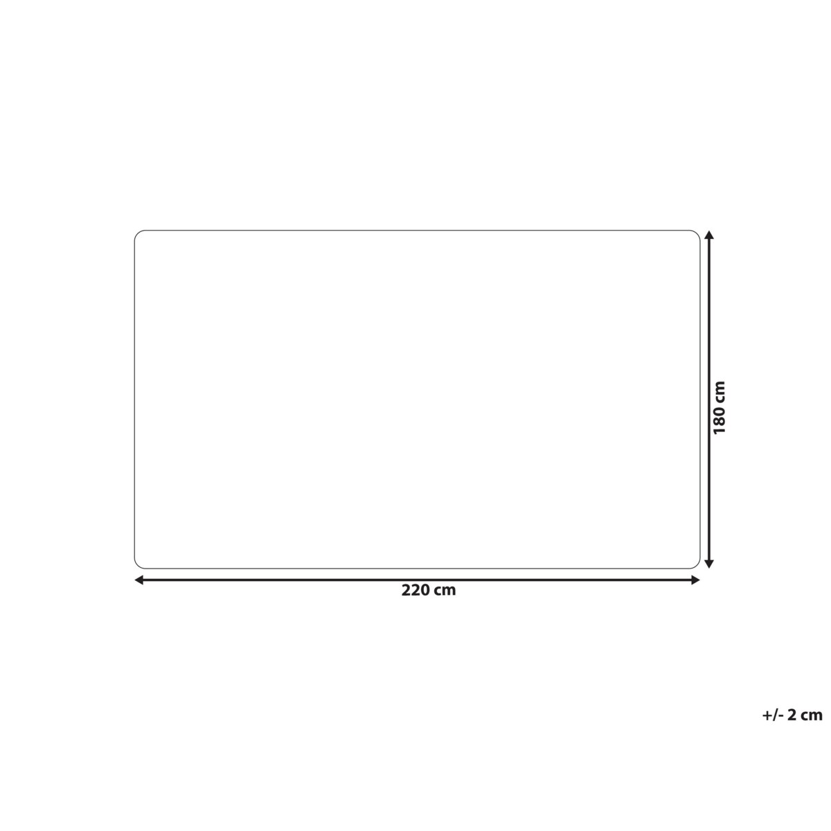 Koc 180 x 220 cm bordowy TANTAN