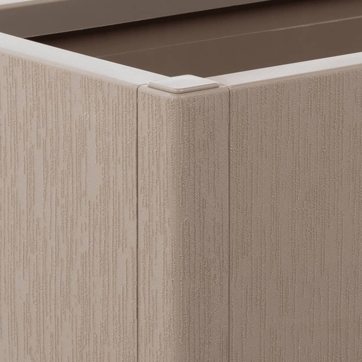 vidaXL Donica ogrodowa, jasnobrązowa, 80x36x35 cm, PP