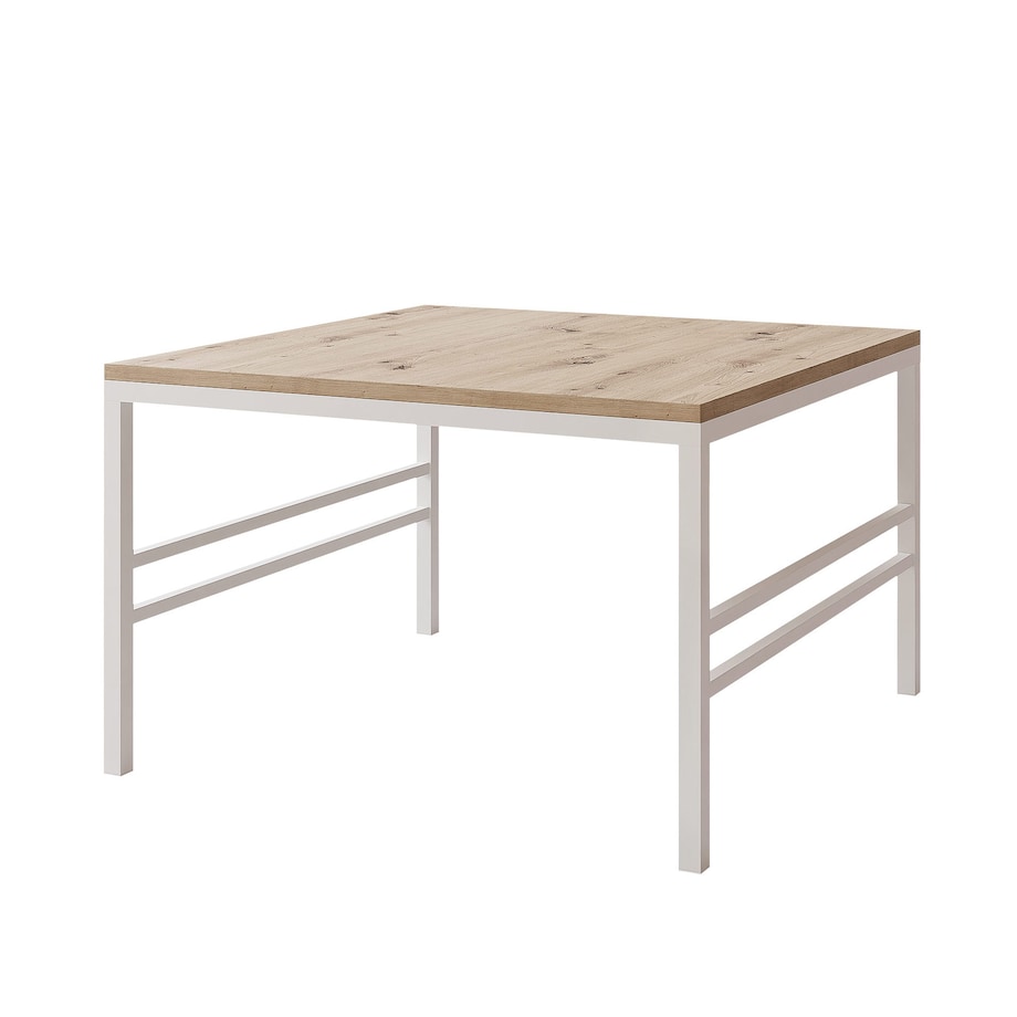 Stolik kawowy DĄB ARTISAN BLAT, BIAŁY stelaż 70cm FORMA
