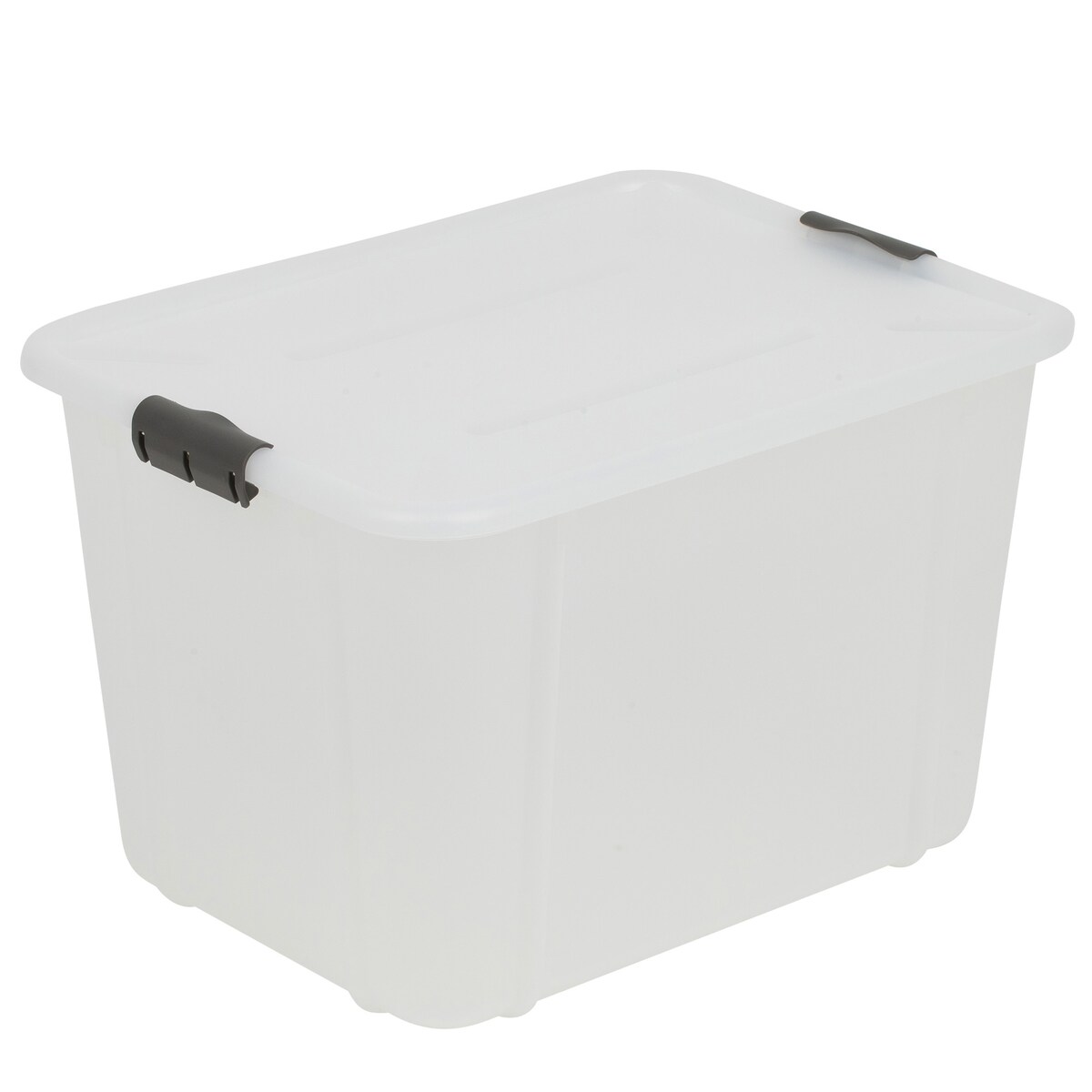 Pojemnik Plastikowy Pudełko 30 L Plastikowe Zamykany Z Pokrywką Pudło Box Do Przechowywania Na Zabawki Dokumenty Ubrania Mleczne