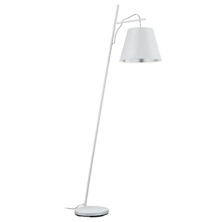 Stojąca LAMPA podłogowa ANDREUS 407500189 Trio salonowa OPRAWA metalowa biała