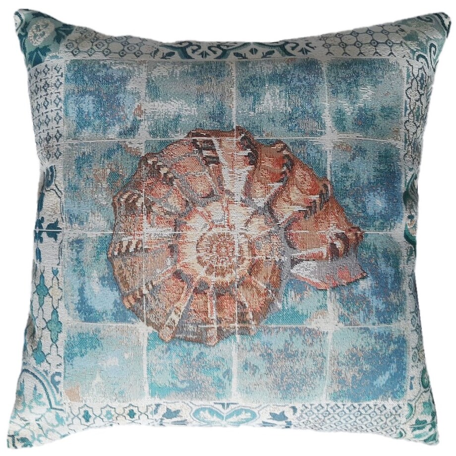 Poszewka Na Poduszkę Jasiek 45X45 Cm Żakardowa Dekoracyjna Ozdobna Guscio