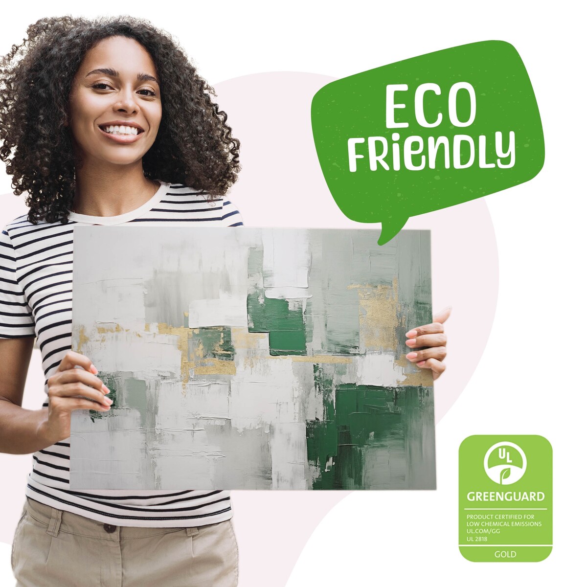 Obraz Canvas Abstrakcja Imitacja Farby Nowoczesny Wzór Do Sypialni 70x50cm