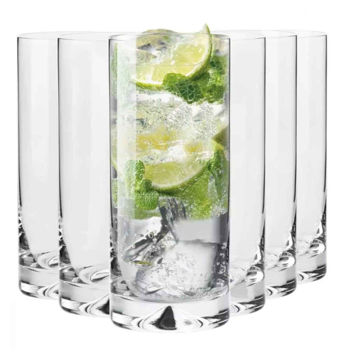 Szklanki do Napojów Krosno Glass 6 x 300 ml Long Wysokie do Napojów na Lato