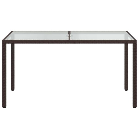 vidaXL 5-cz. zestaw mebli ogrodowych z poduszkami, rattan PE, brązowy