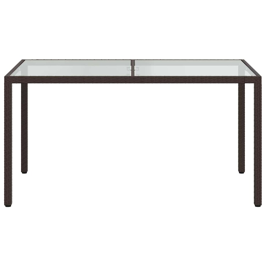 vidaXL 5-cz. zestaw mebli ogrodowych z poduszkami, rattan PE, brązowy