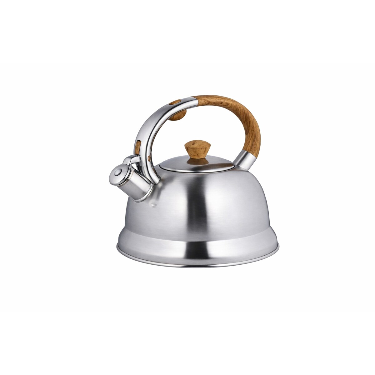 Czajnik na gaz stalowy z gwizdkiem duży 2.7L indukcja srebrny BRUNBESTE BB-2426