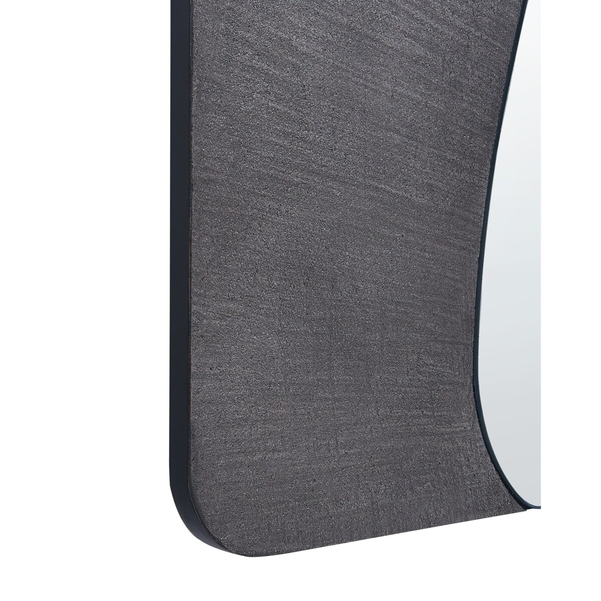 Lustro ścienne 70 x 110 cm szare ORMES