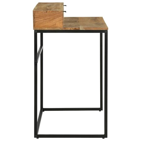 vidaXL Biurko z szufladą Brązowy 110 x 50 x 87 cm Lite drewno akacjowe