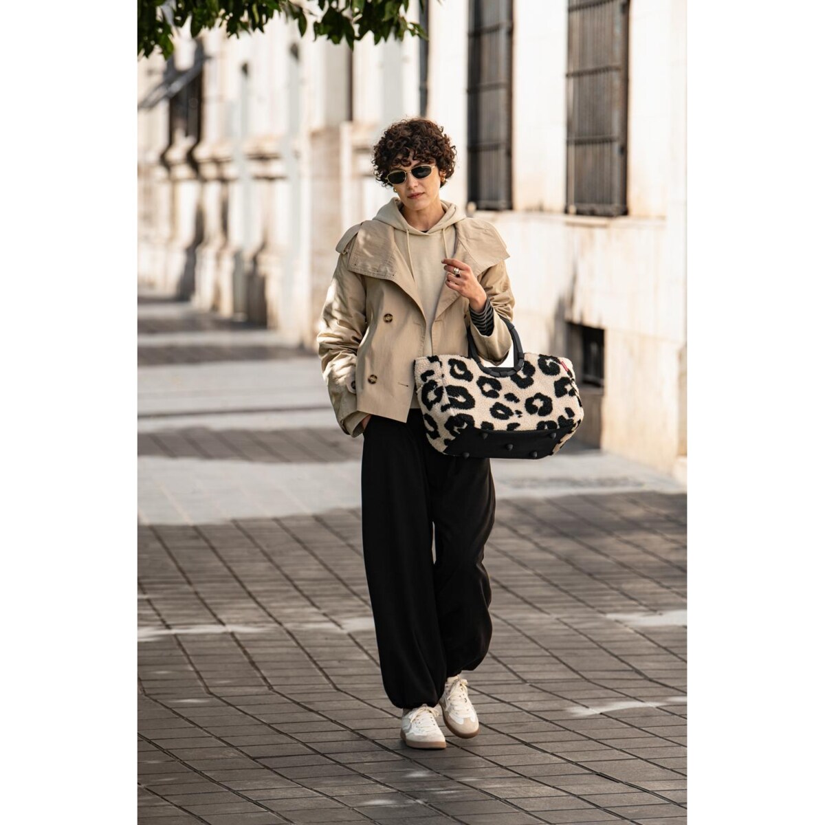 Torba LOOPSHOPPER M, teddy leo cream