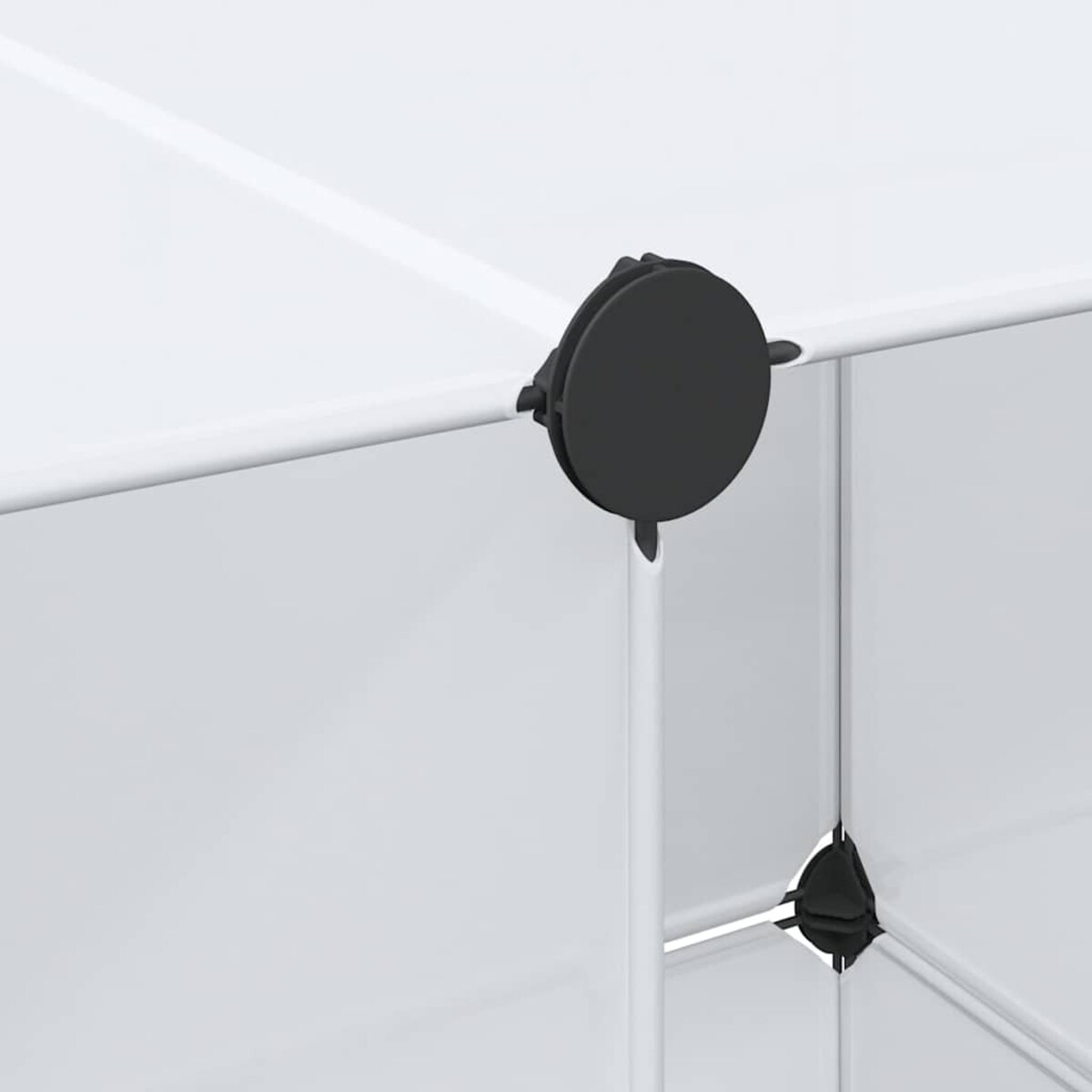 vidaXL Szafa modułowa z 9 przegrodami, 109x36,5x143 cm, biała